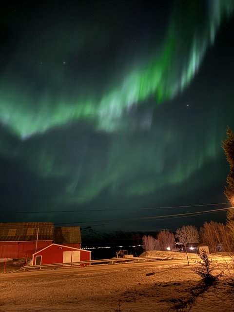 Northern lights in Tromso, Norway